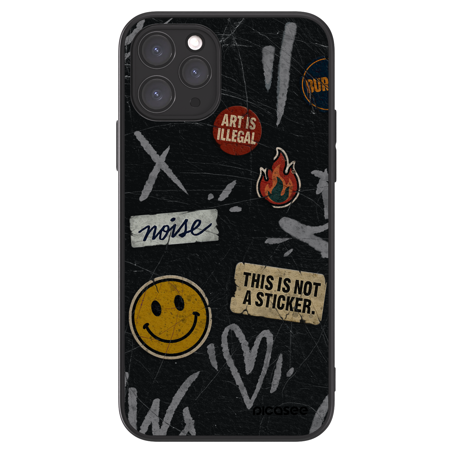 Picasee ULTIMATE CASE MagSafe za Apple iPhone 11 Pro - STICKERS x TAGS