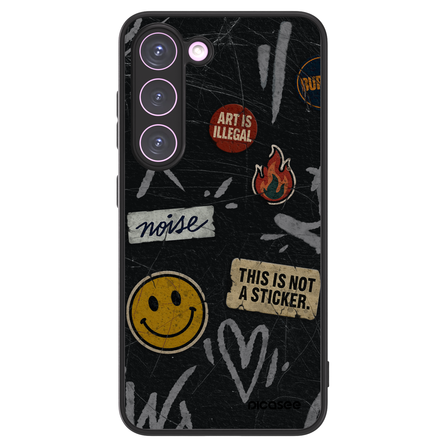 Picasee ULTIMATE CASE za Samsung Galaxy S23 5G - STICKERS x TAGS
