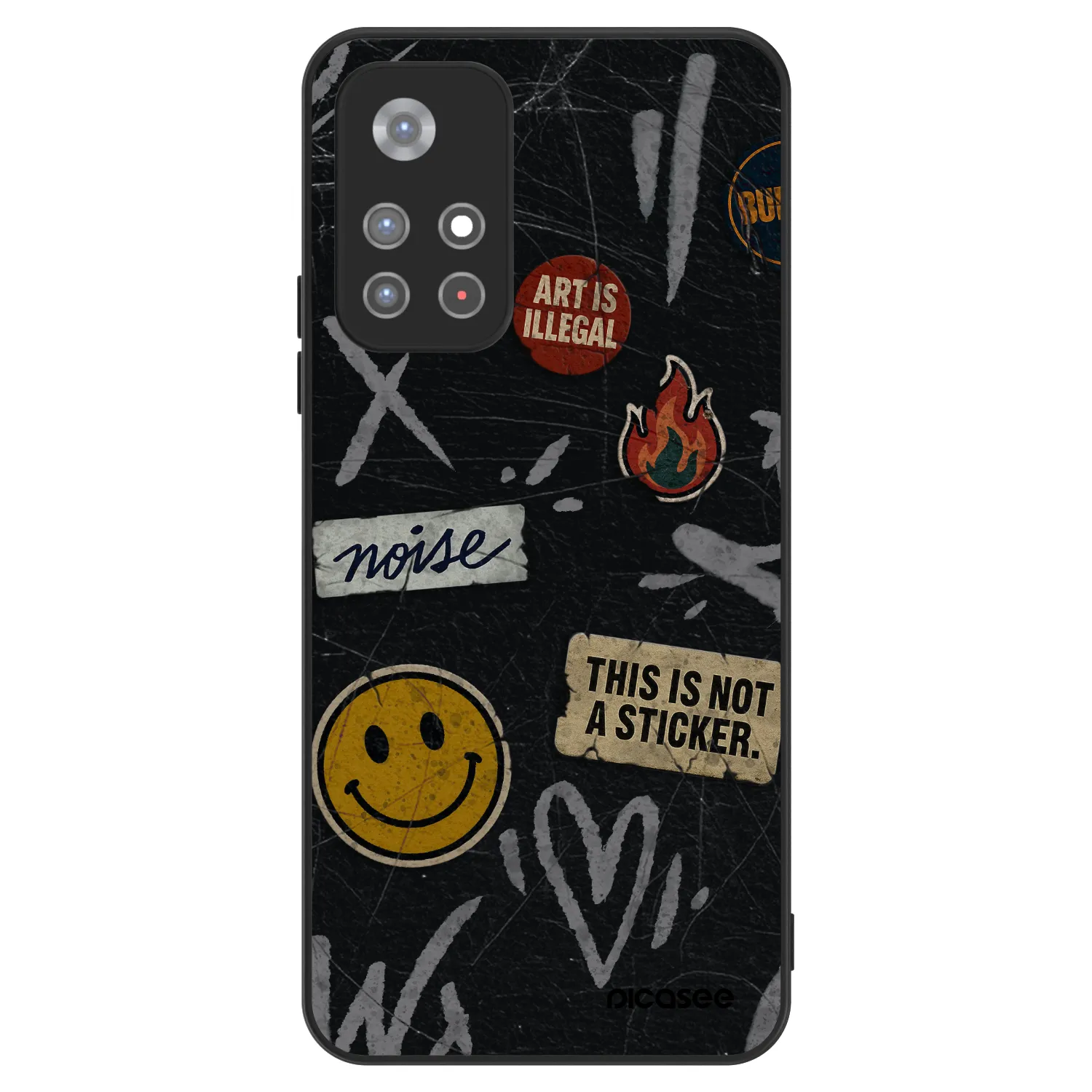 Picasee ULTIMATE CASE za Xiaomi Redmi Note 11S 5G - STICKERS x TAGS