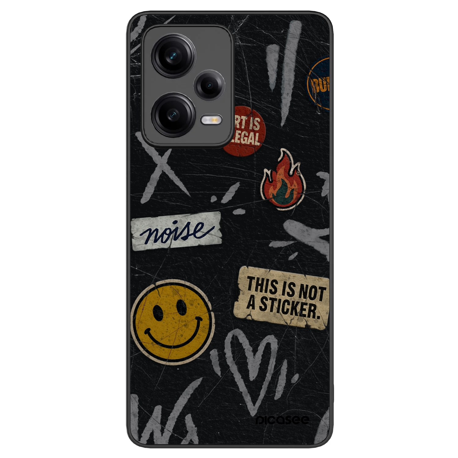 Picasee ULTIMATE CASE za Xiaomi Redmi Note 12 Pro+ 5G - STICKERS x TAGS