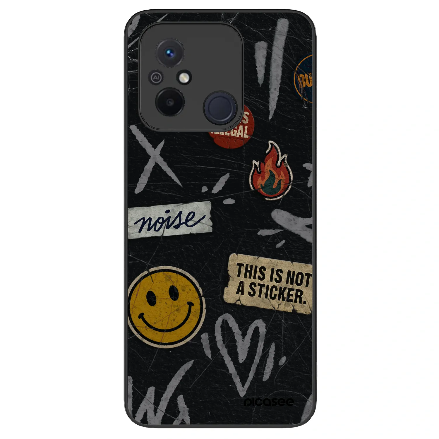 Picasee ULTIMATE CASE za Xiaomi Redmi 12C - STICKERS x TAGS