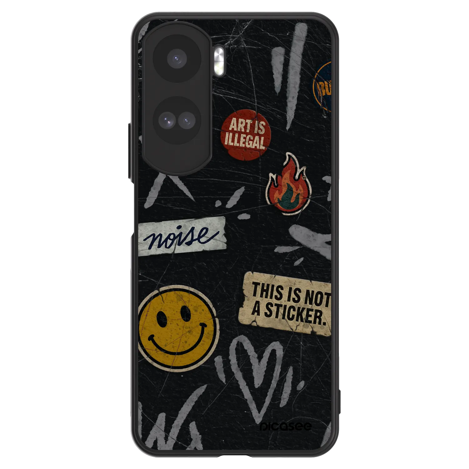 Picasee ULTIMATE CASE za Honor 90 Lite 5G - STICKERS x TAGS