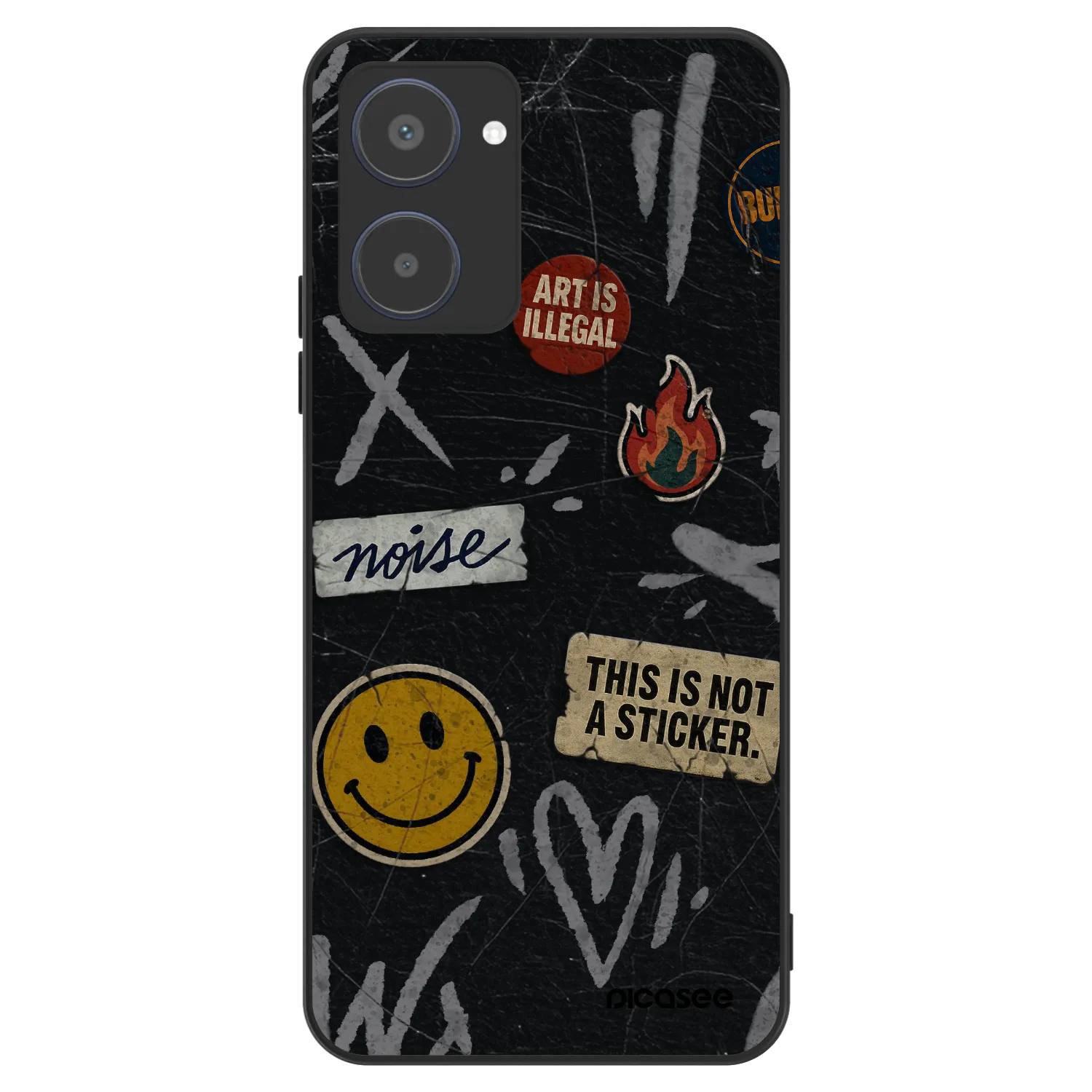 Picasee ULTIMATE CASE za Realme 10 4G - STICKERS x TAGS