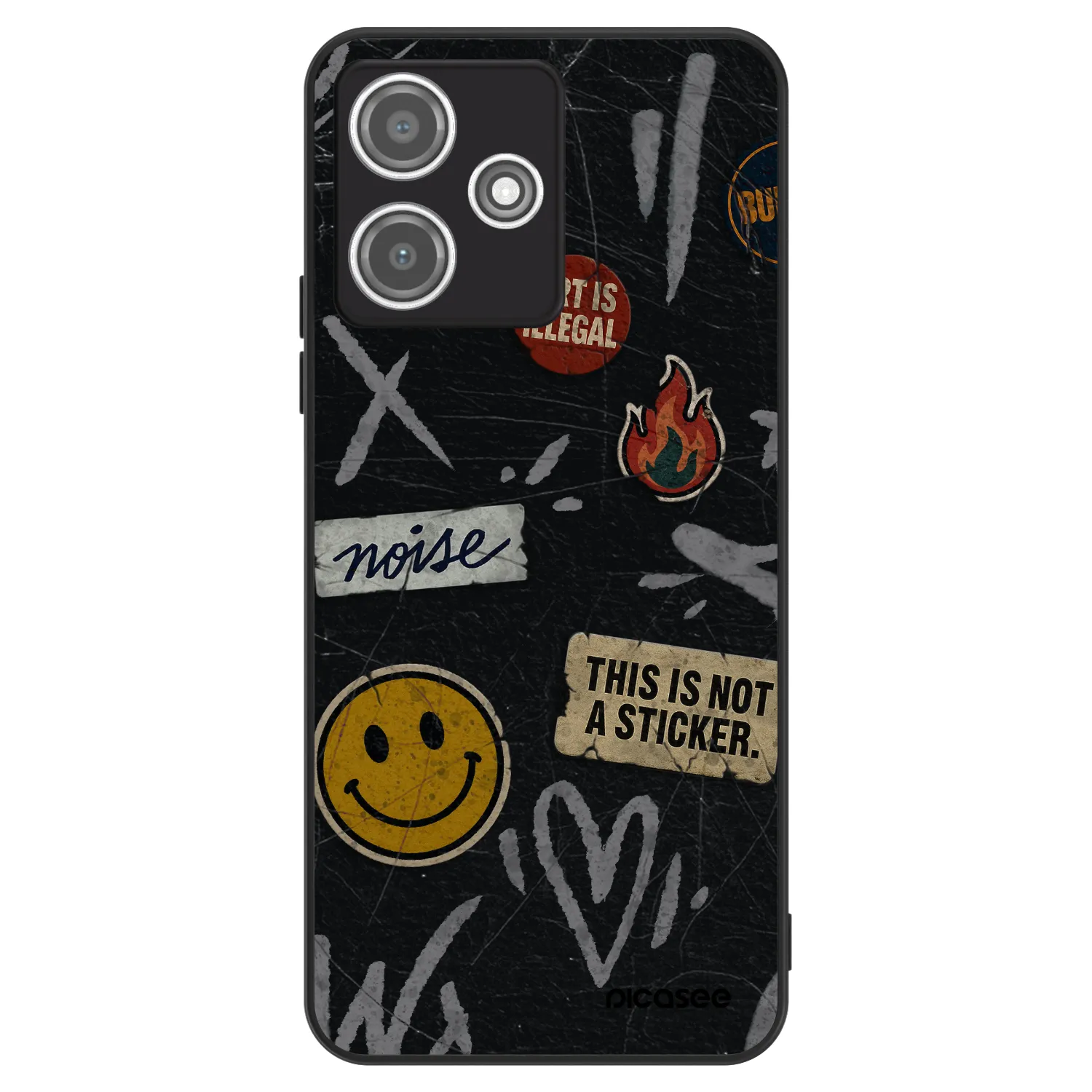 Picasee ULTIMATE CASE za Xiaomi Redmi 12 5G - STICKERS x TAGS