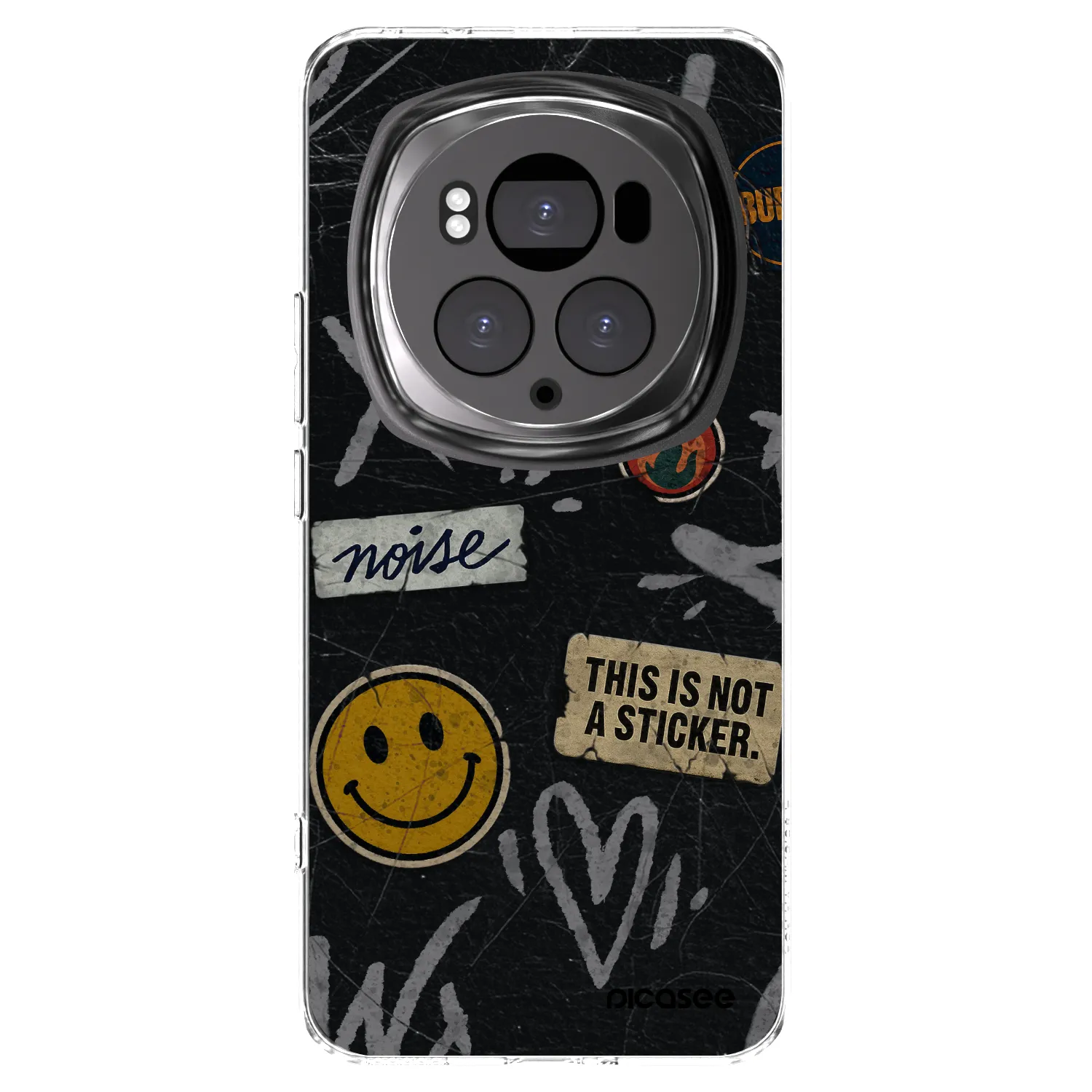 Picasee silikonska prozirna maskica za Honor Magic6 Pro - STICKERS x TAGS