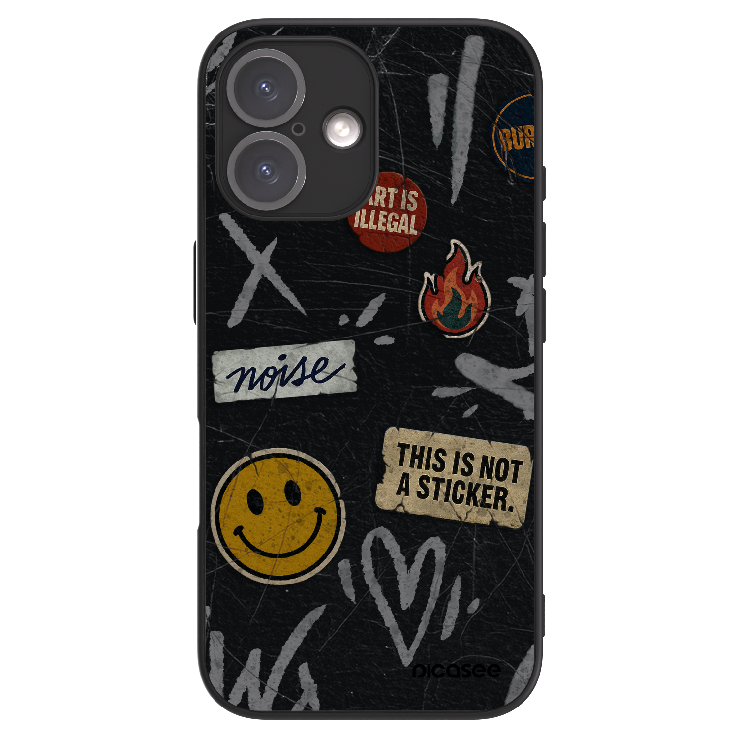 Picasee ULTIMATE CASE za Apple iPhone 16 - STICKERS x TAGS