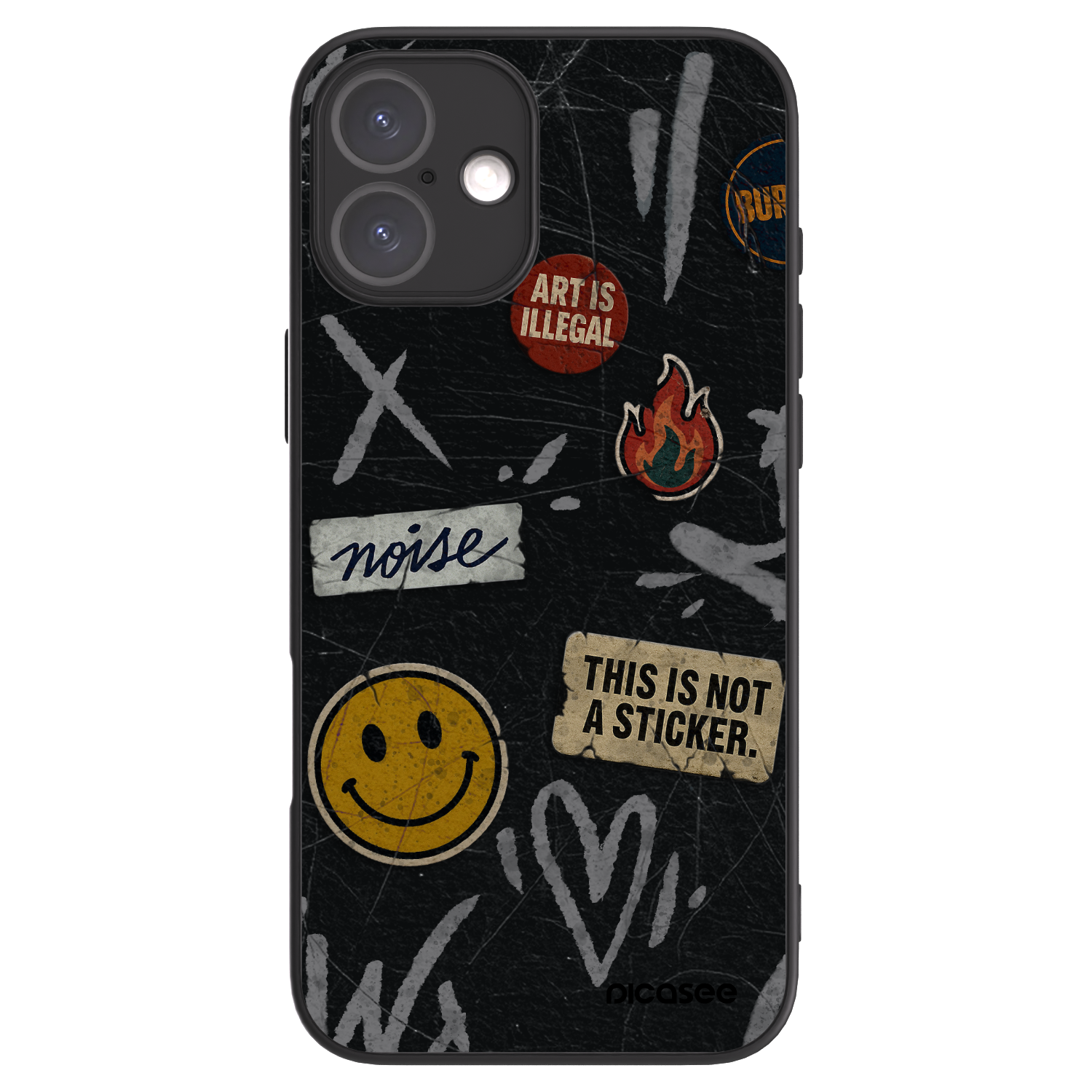 Picasee ULTIMATE CASE MagSafe za Apple iPhone 16 Plus - STICKERS x TAGS