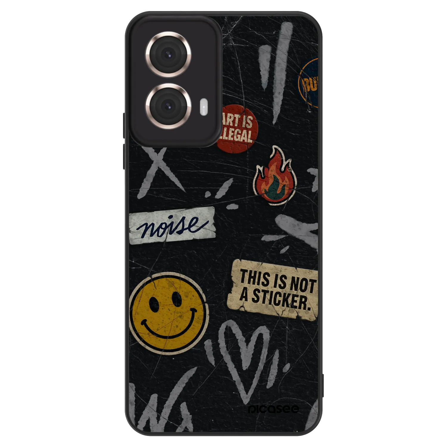 Picasee ULTIMATE CASE za Motorola Moto G85 - STICKERS x TAGS