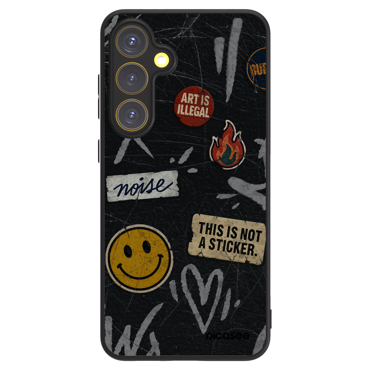 Picasee ULTIMATE CASE za Samsung Galaxy S24 FE S721B - STICKERS x TAGS