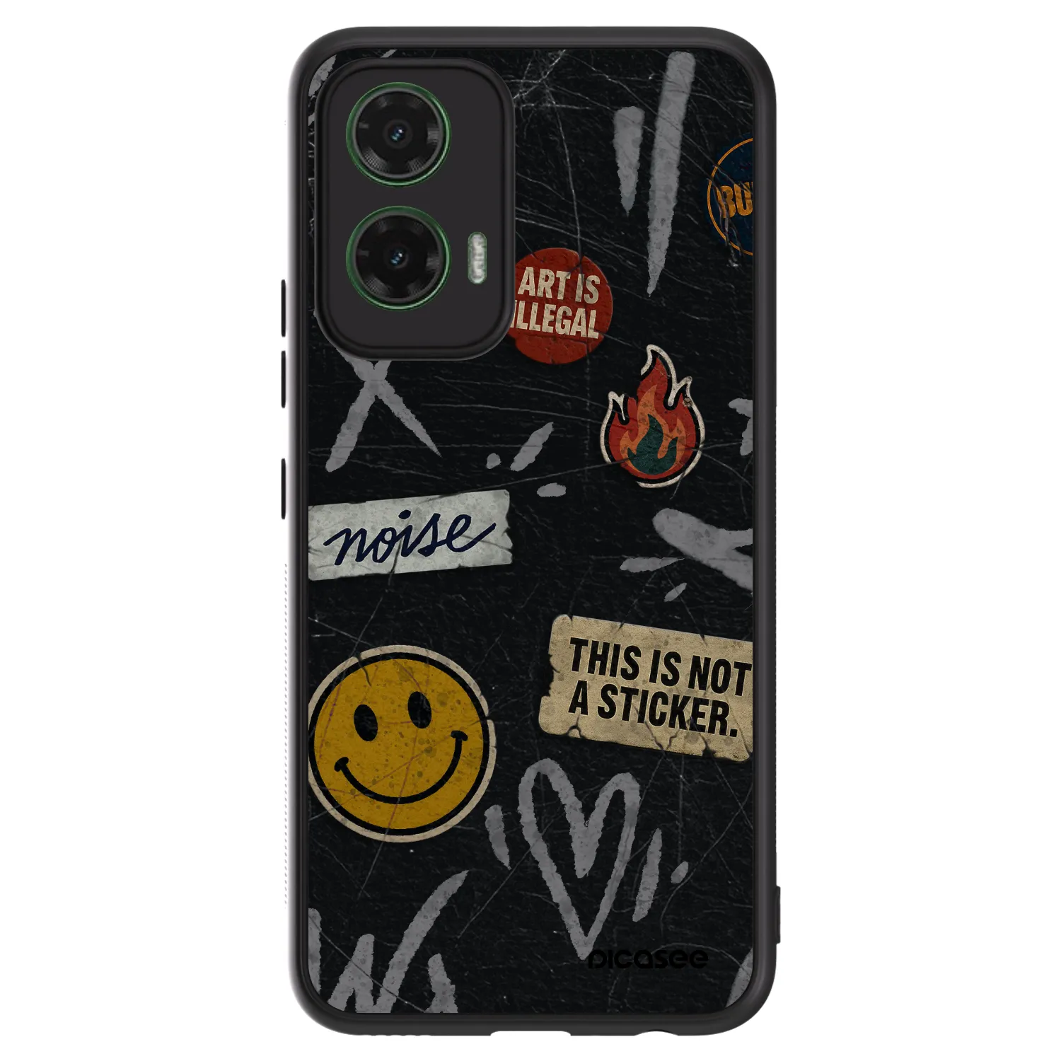 Picasee ULTIMATE CASE za Motorola Moto G35 5G - STICKERS x TAGS