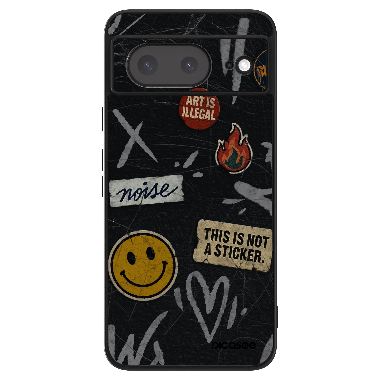 Picasee ULTIMATE CASE za Google Pixel 8a - STICKERS x TAGS