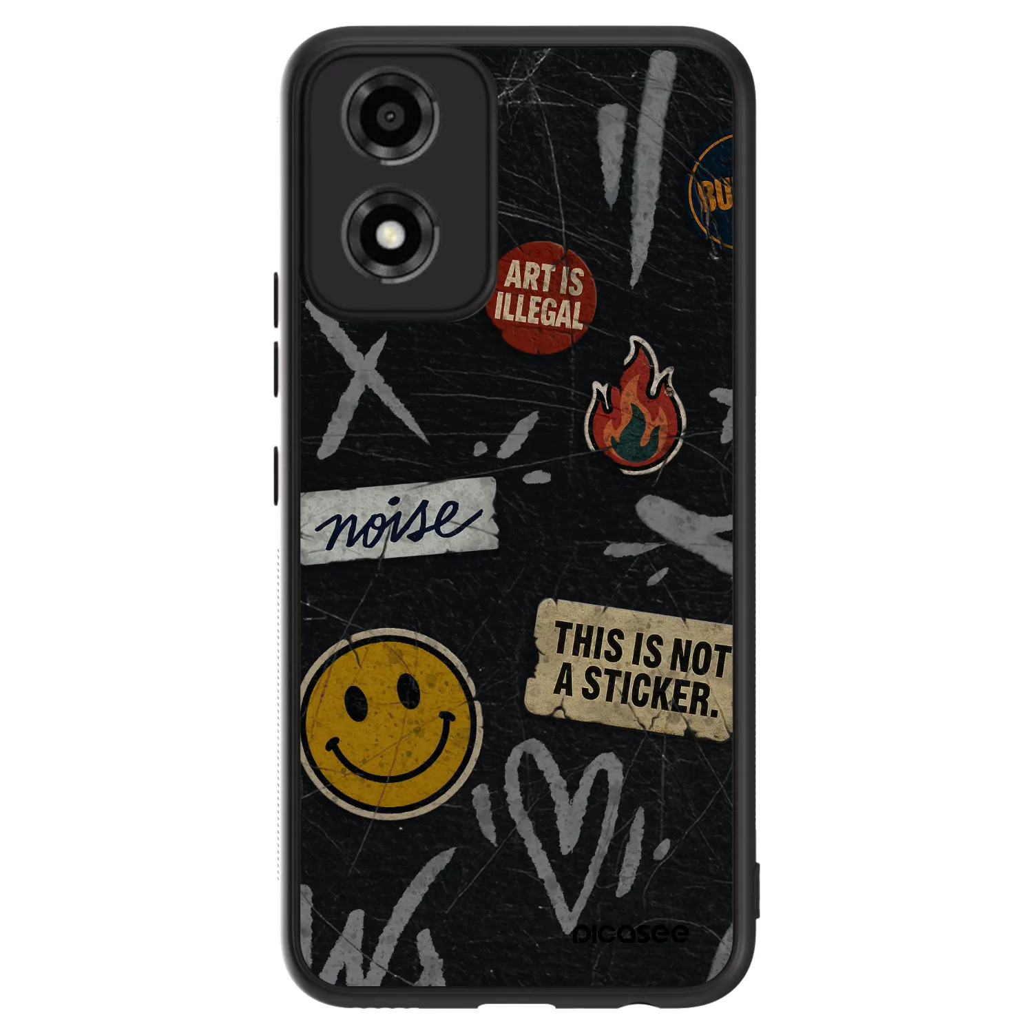 Picasee ULTIMATE CASE za Motorola Moto E14 - STICKERS x TAGS