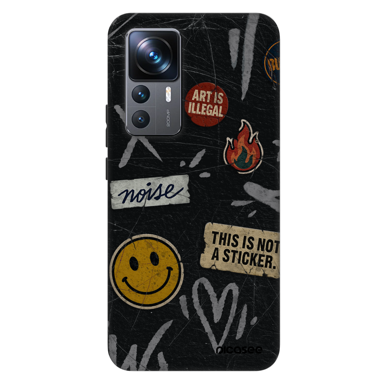 Picasee Fashion Case za Xiaomi 12T Pro - STICKERS x TAGS