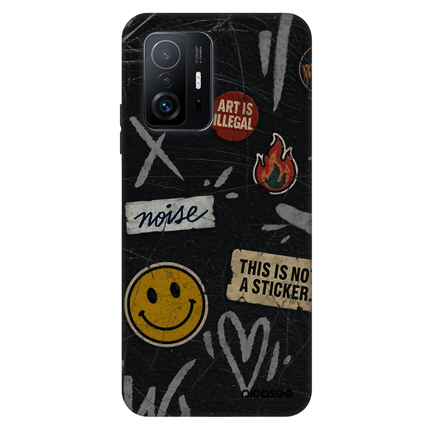 Picasee Fashion Case za Xiaomi 11T Pro - STICKERS x TAGS