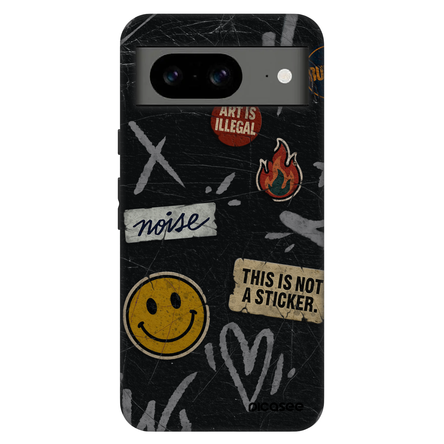Picasee Fashion Case za Google Pixel 8 Pro - STICKERS x TAGS
