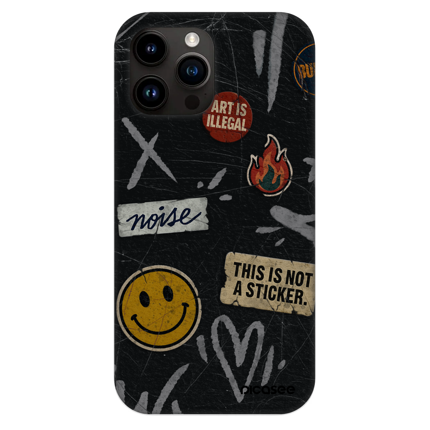 Picasee Fashion Case MagSafe za Apple iPhone 13 Pro Max - STICKERS x TAGS