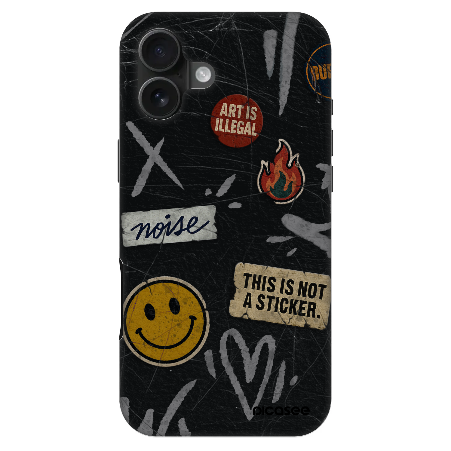 Picasee Fashion Case MagSafe za Apple iPhone 16 Plus - STICKERS x TAGS