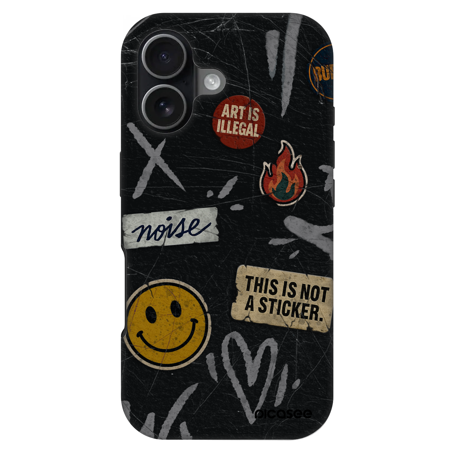 Picasee Fashion Case MagSafe za Apple iPhone 17 - STICKERS x TAGS