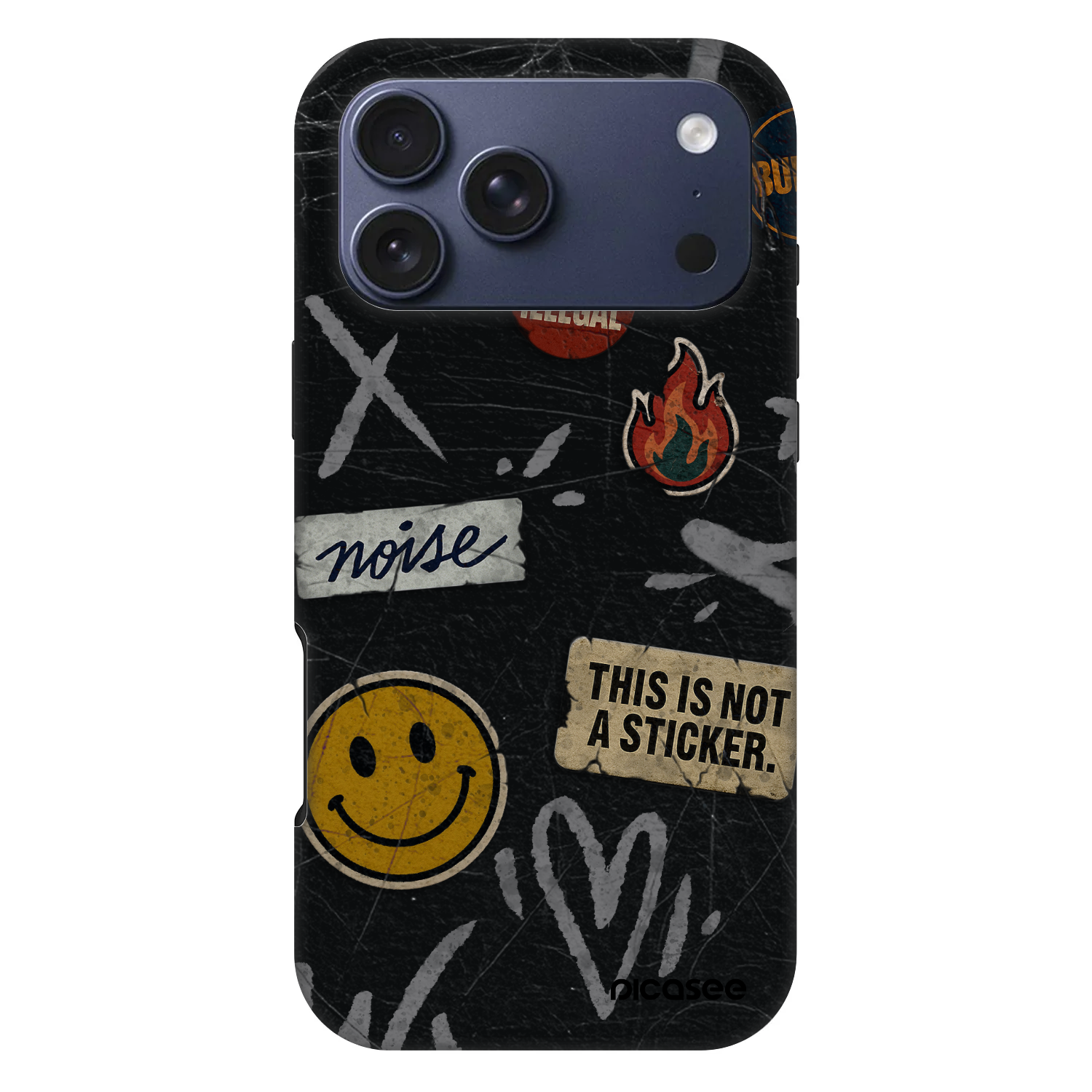 Picasee Fashion Case MagSafe za Apple iPhone 17 Pro Max - STICKERS x TAGS