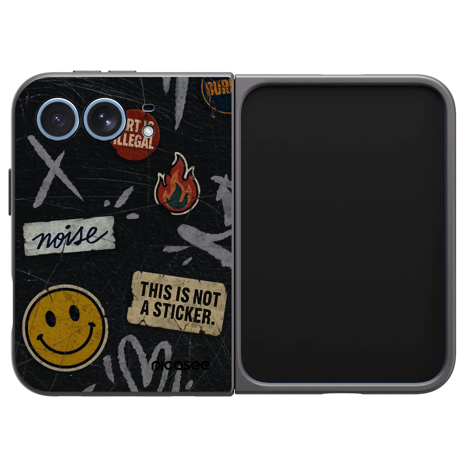 Picasee crna silikonska maskica za Apple iPhone Ultra - STICKERS x TAGS