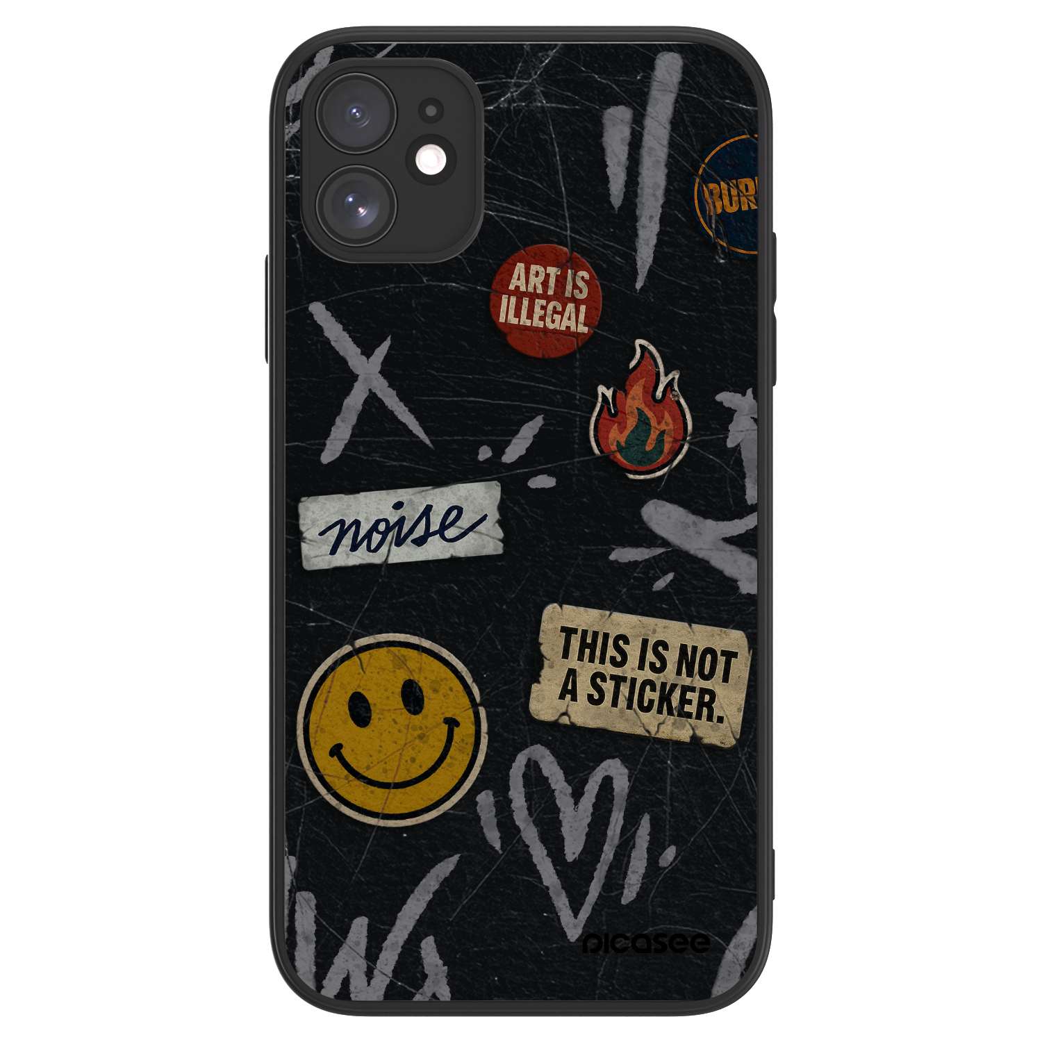 Picasee ULTIMATE CASE za Apple iPhone 11 - STICKERS x TAGS