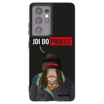 Picasee crna silikonska maskica za Samsung Galaxy S21 Ultra 5G G998B - Bezďák