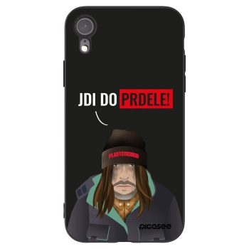 Picasee crna silikonska maskica za Apple iPhone XR - Bezďák