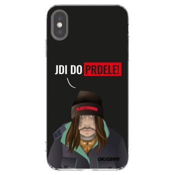 Picasee silikonska prozirna maskica za Apple iPhone XS Max - Bezďák