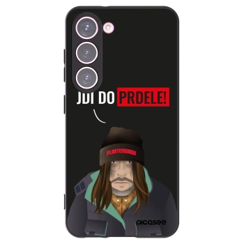 Picasee crna silikonska maskica za Samsung Galaxy S23 5G - Bezďák