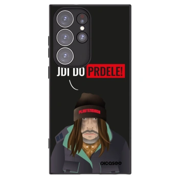 Picasee crna silikonska maskica za Samsung Galaxy S23 Ultra 5G - Bezďák