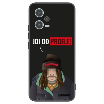 Picasee crna silikonska maskica za Xiaomi Redmi Note 12 5G - Bezďák