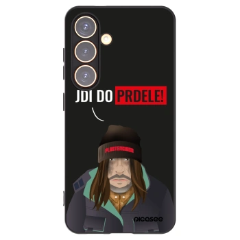 Picasee crna silikonska maskica za Samsung Galaxy S24 S921B 5G - Bezďák
