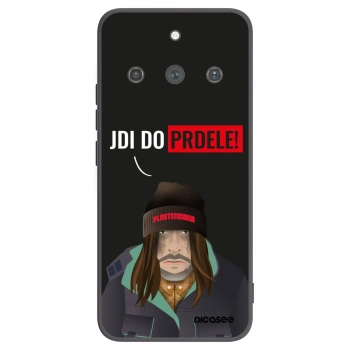 Picasee crna silikonska maskica za Realme 11 Pro+ - Bezďák