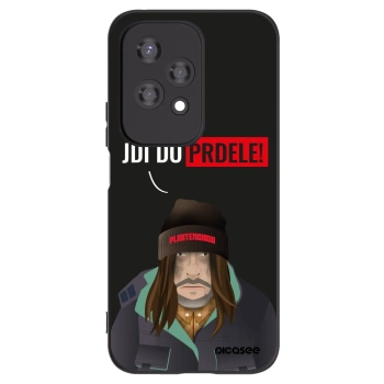 Picasee crna silikonska maskica za Honor 200 Lite - Bezďák