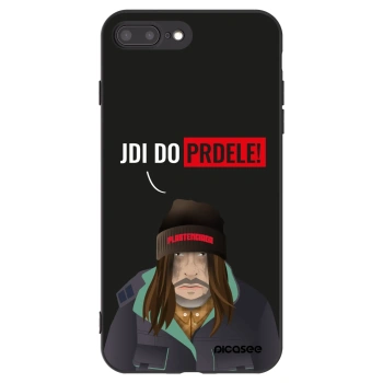 Picasee crna silikonska maskica za Apple iPhone 8 Plus - Bezďák