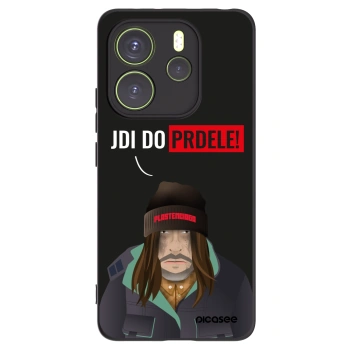 Picasee crna silikonska maskica za Xiaomi Redmi Note 14 4G - Bezďák