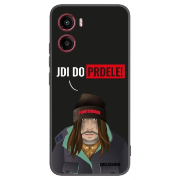 Picasee crna silikonska maskica za Motorola Moto G05 - Bezďák