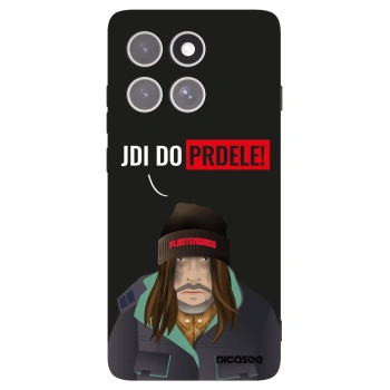 Picasee crna silikonska maskica za Motorola Edge 60 Pro - Bezďák