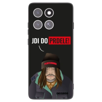 Picasee crna silikonska maskica za Motorola Edge 60 Fusion - Bezďák