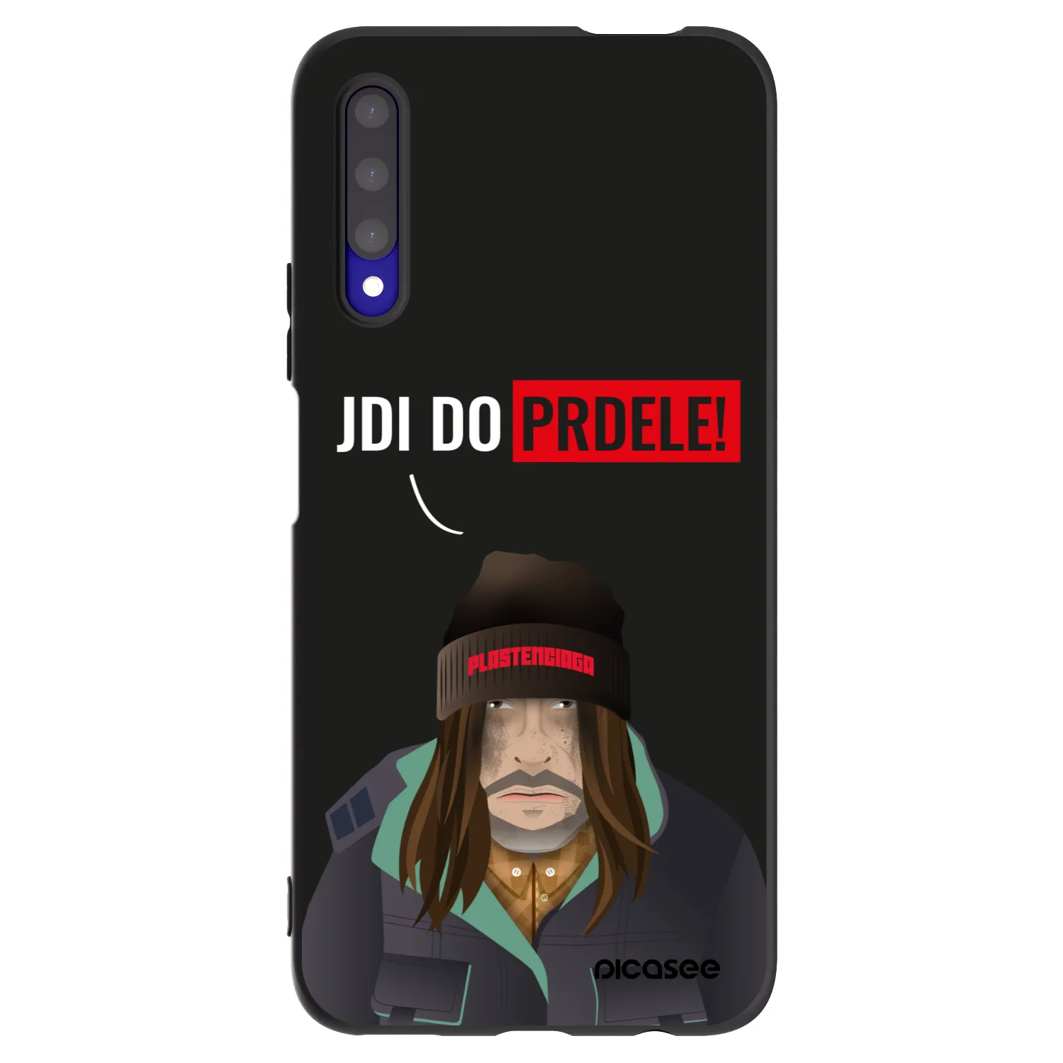 Picasee crna silikonska maskica za Honor 9X Pro - Bezďák