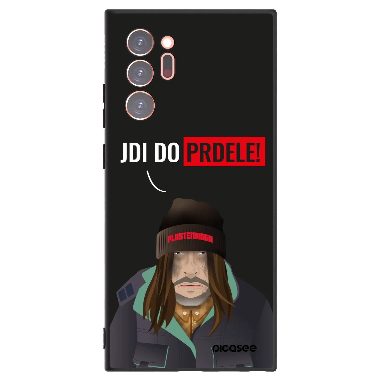 Picasee crna silikonska maskica za Samsung Galaxy Note 20 Ultra - Bezďák