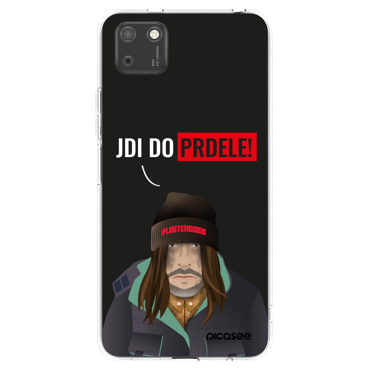 Picasee silikonska prozirna maskica za Huawei Y5P - Bezďák