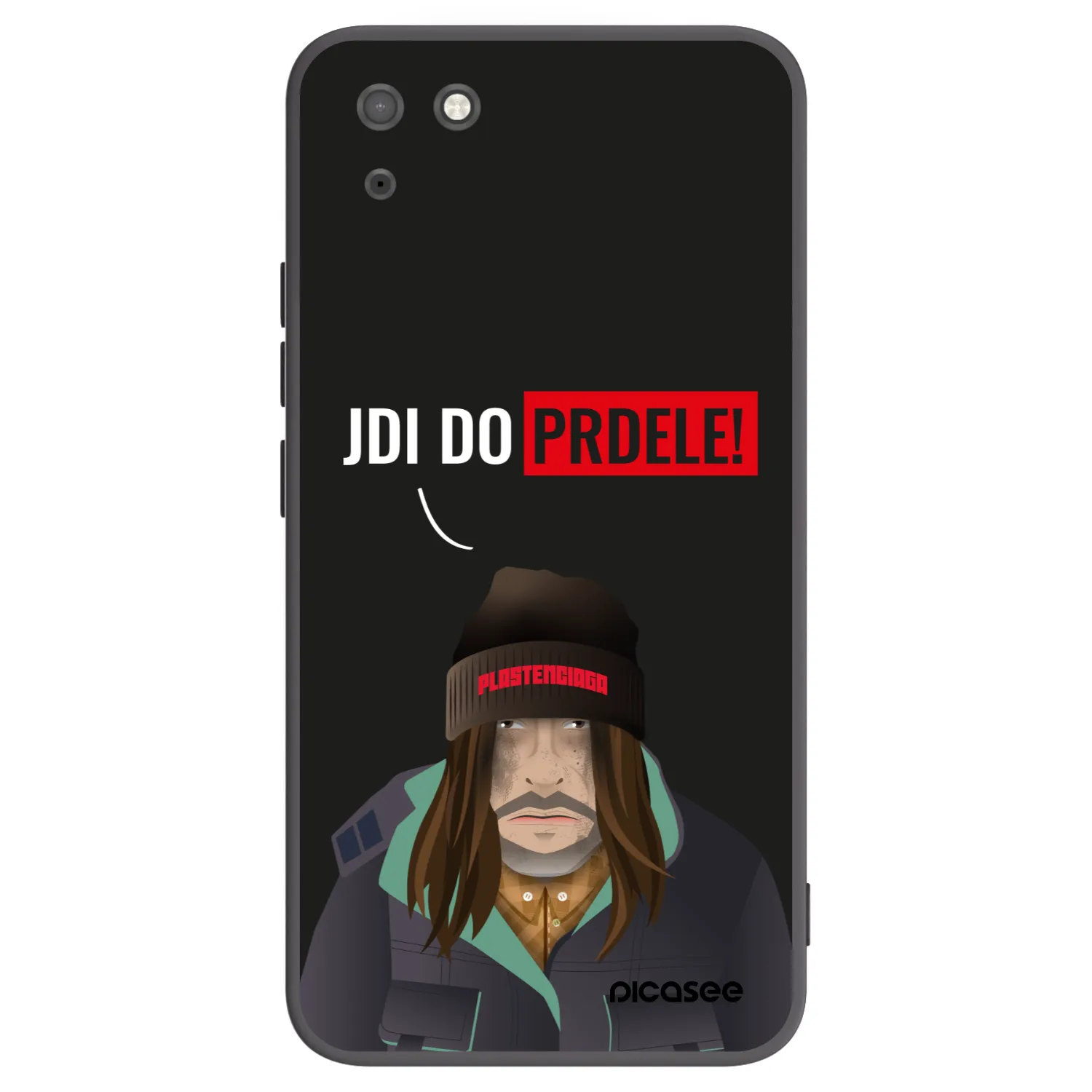 Picasee crna silikonska maskica za Huawei Y5P - Bezďák