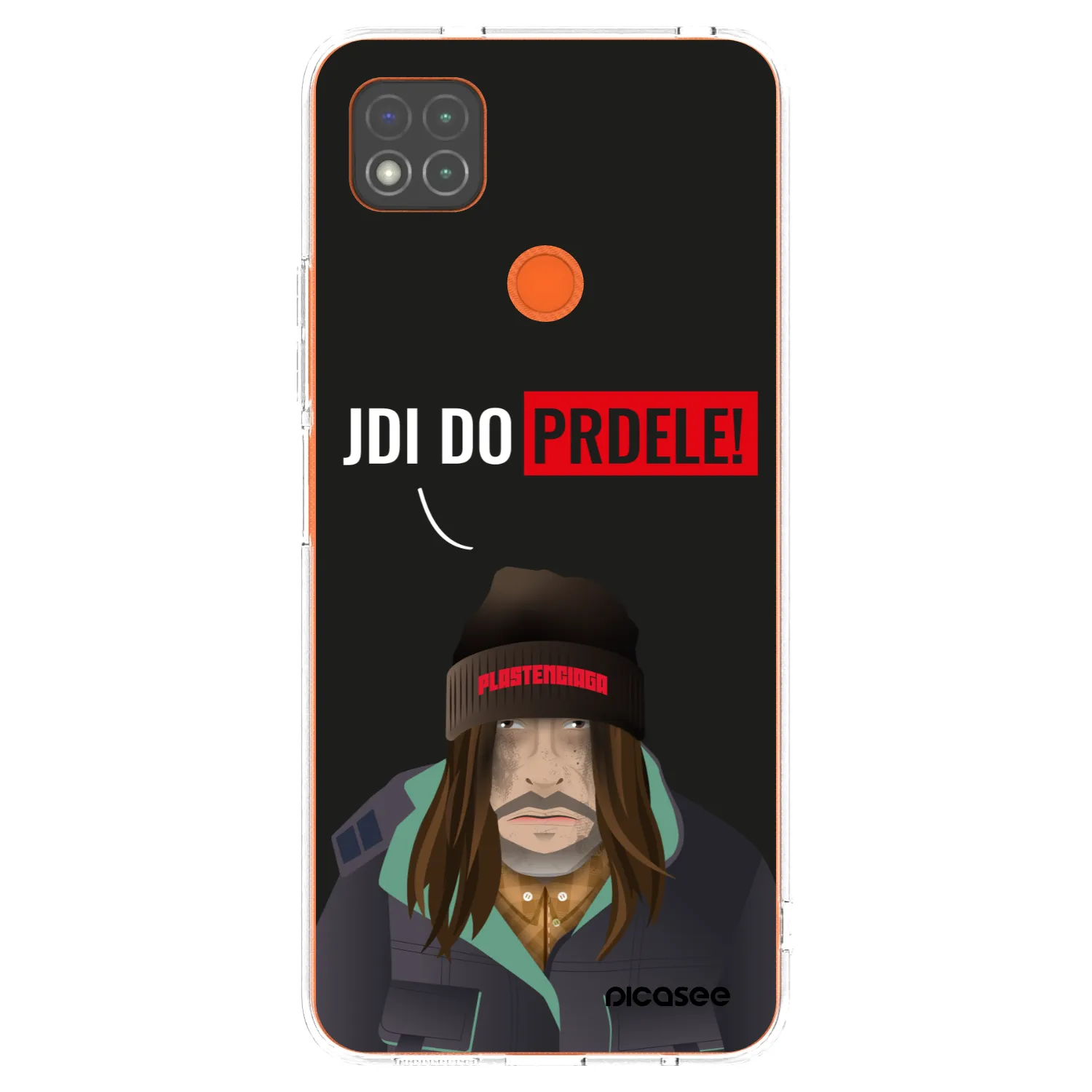 Picasee silikonska prozirna maskica za Xiaomi Redmi 9C - Bezďák