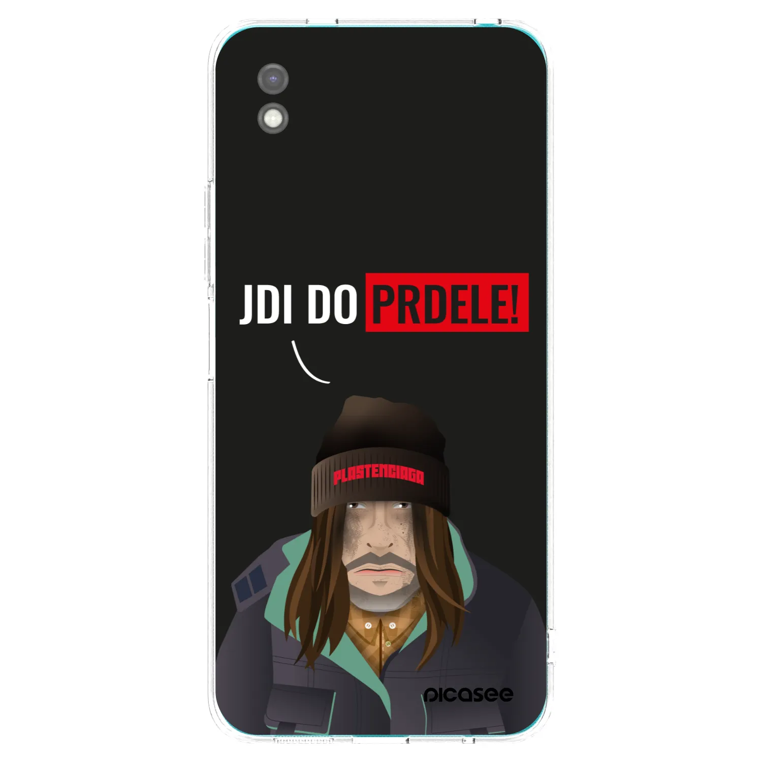 Picasee crna silikonska maskica za Xiaomi Redmi 9A - Bezďák