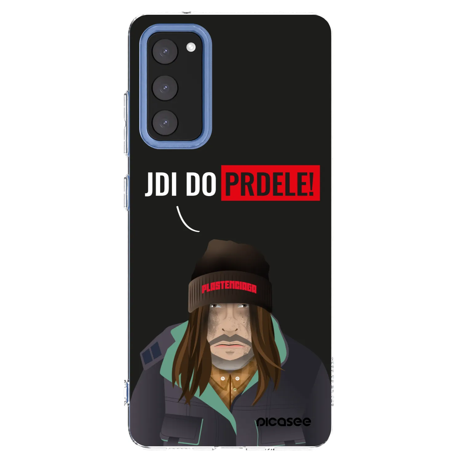 Picasee silikonska prozirna maskica za Samsung Galaxy S20 FE - Bezďák