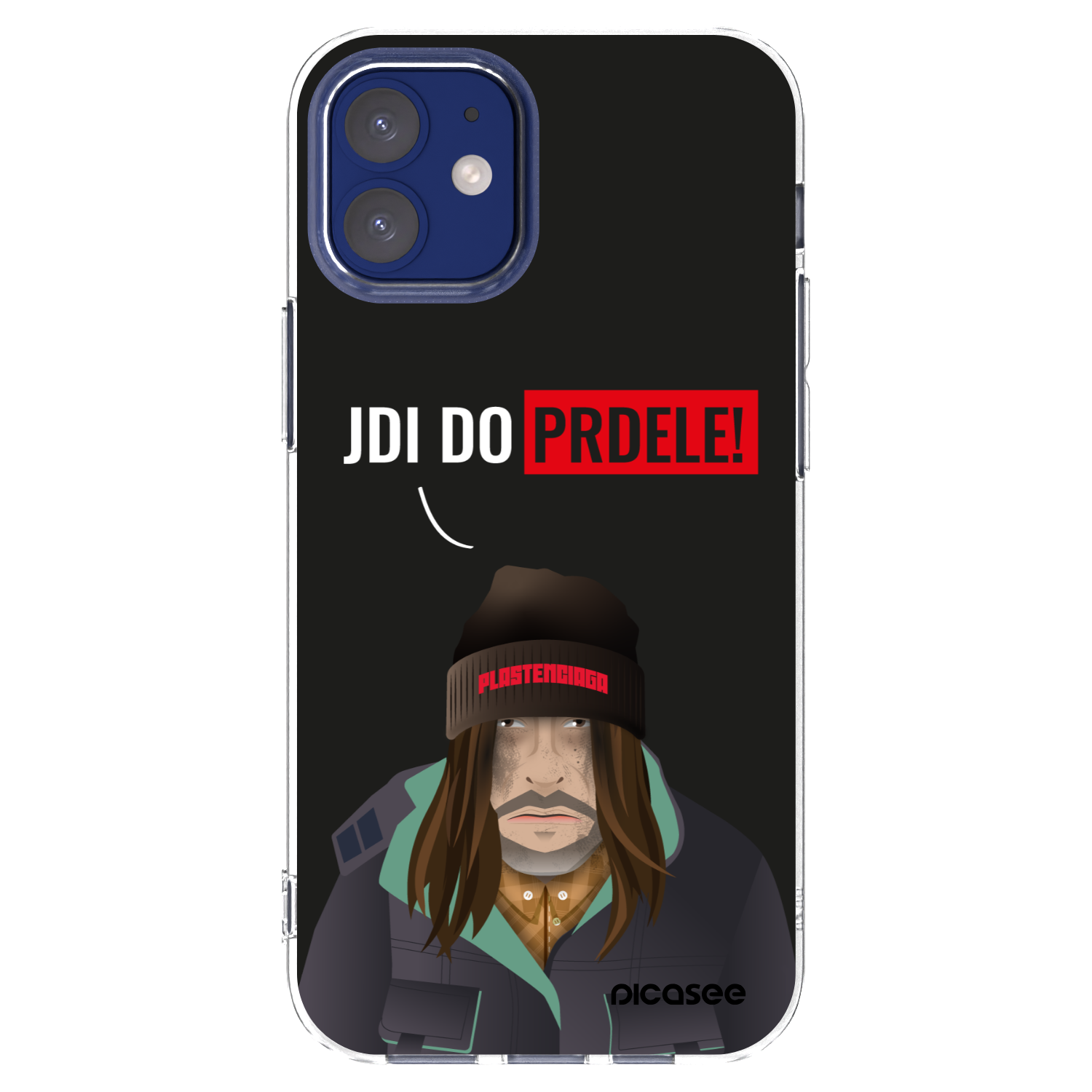 Picasee silikonska prozirna maskica za Apple iPhone 12 mini - Bezďák