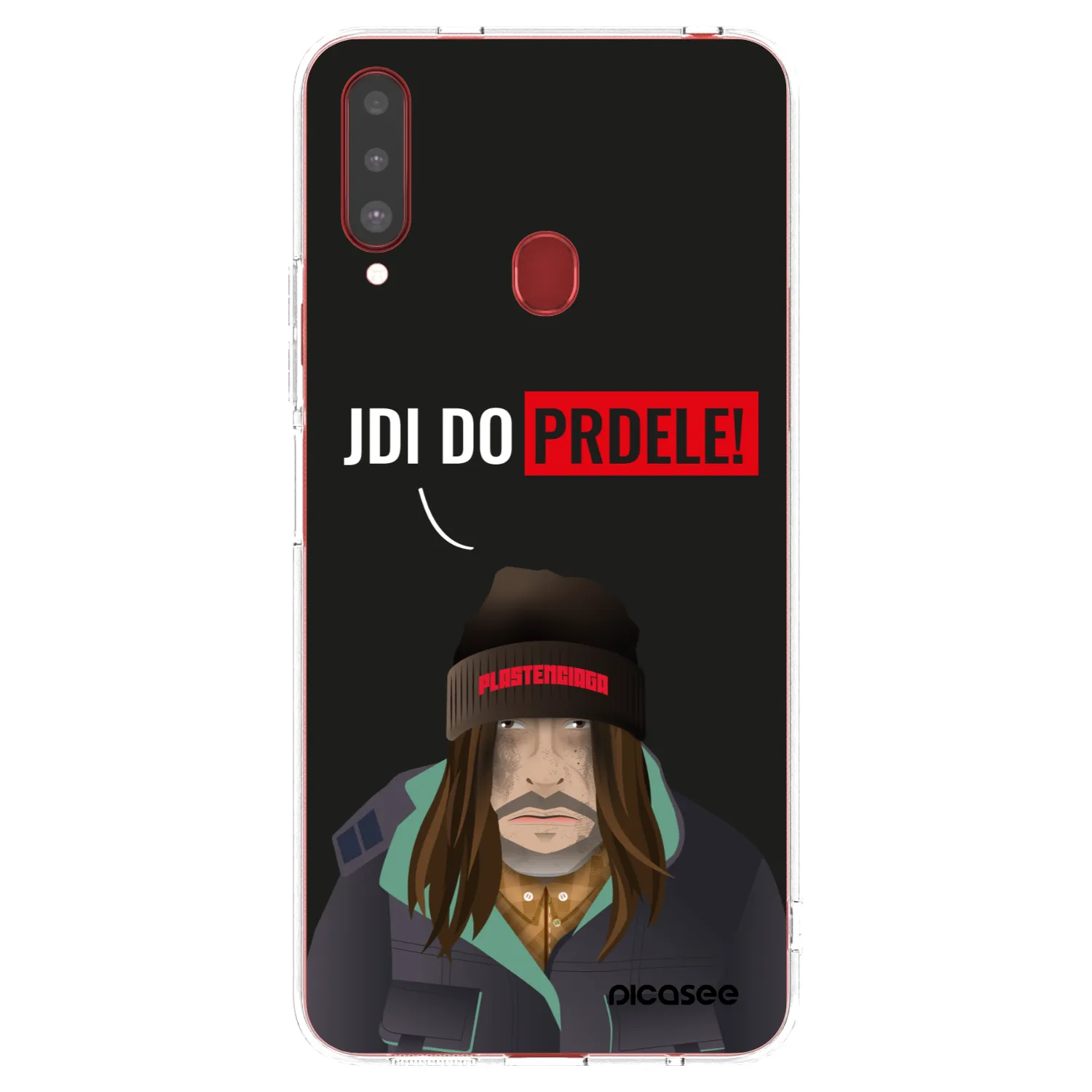 Picasee silikonska prozirna maskica za Samsung Galaxy A20s - Bezďák