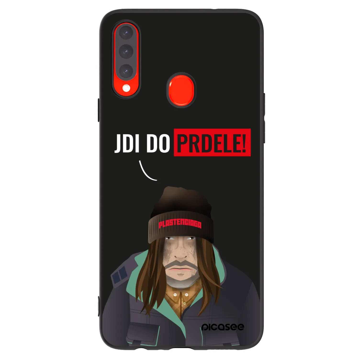 Picasee crna silikonska maskica za Samsung Galaxy A20s - Bezďák