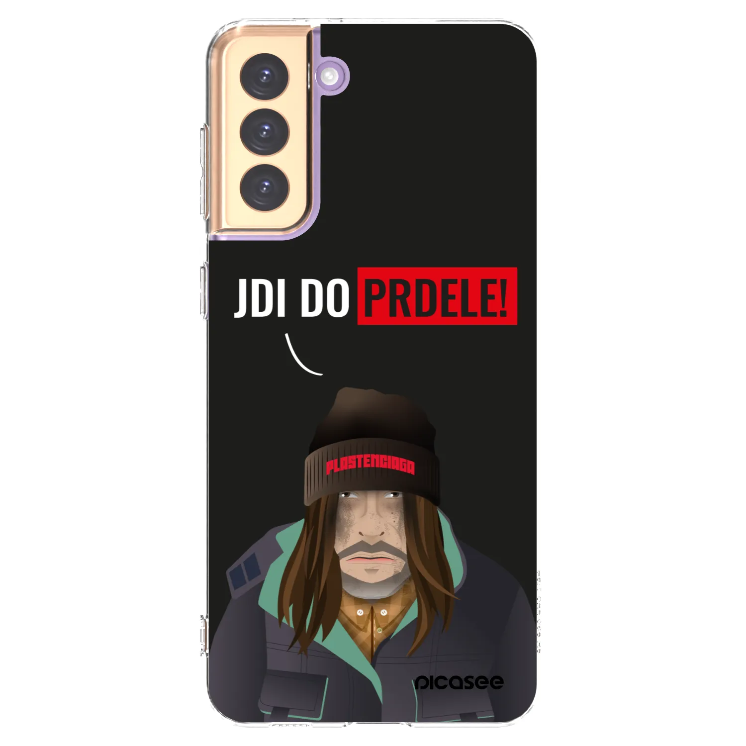 Picasee silikonska prozirna maskica za Samsung Galaxy S21+ 5G G996F - Bezďák